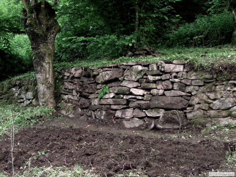 Restauration de mur en pierre sèche